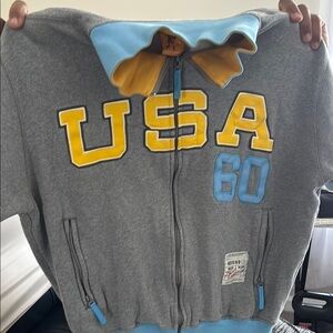 FUBU Gray Boxing Patch Sweatshirt